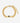 Coup de Coeur Gold onyx anklet