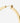 Coup de Coeur Gold pearl charm hoop earrings