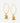 Coup de Coeur Gold vortex hoop earrings