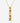 Coup de Coeur Gold wave pendant necklace