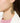Coup de Coeur Gold black pearl drop earrings