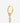 Coup de Coeur Gold Tbar earrings