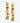 Coup de Coeur Gold wave earrings