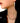 Coup de Coeur Crystal hoop earring close up detail