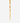 Coup de Coeur Gold rock chain necklace