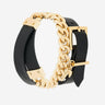Coup de Coeur Gold chain wrap bracelet