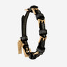 Coup de Coeur Gold leather buckle bracelet