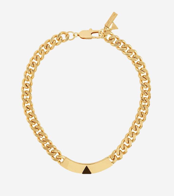 Coup de Coeur Gold onyx necklace