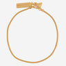 Coup de Coeur Gold snake chain necklace