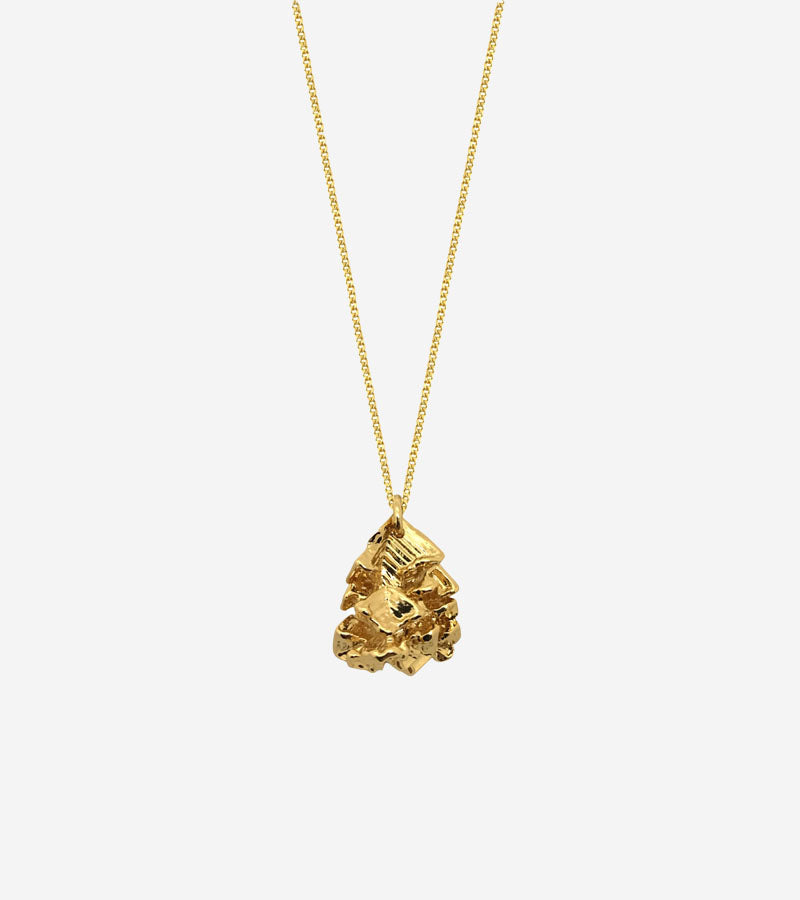 Coup de Coeur Gold vortex necklace