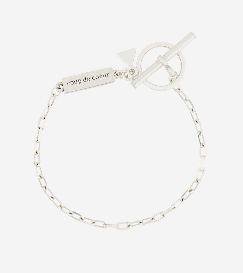 Coup de Coeur Silver T-bar bracelet