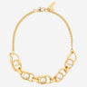 Coup de Coeur Gold liquid pearl chain necklace