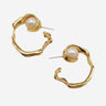 Coup de Coeur Liquid Gold hoop earrings