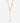 Coup de Coeur Gold T-bar necklace